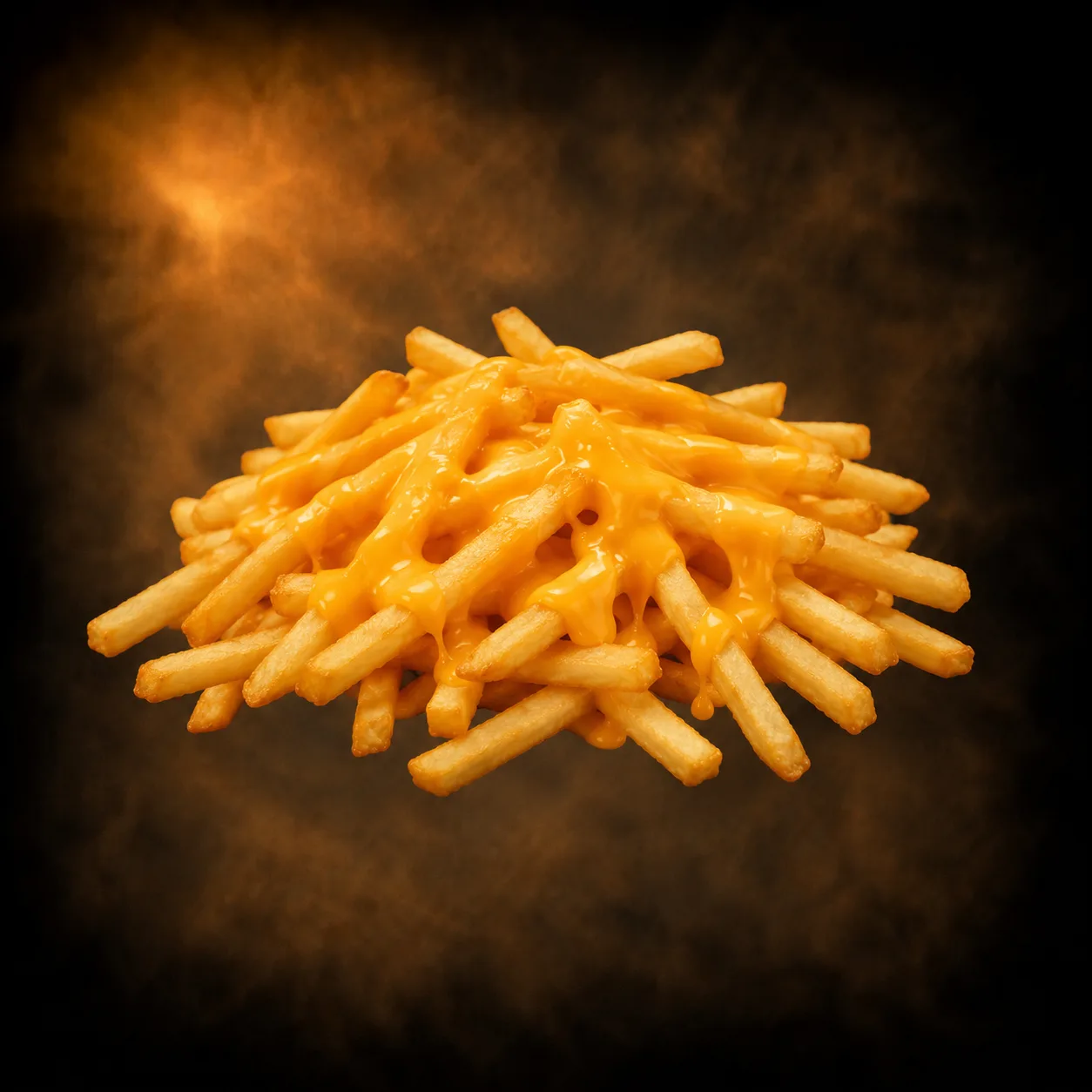 PAPAS FRITAS CON CHEDDAR